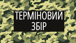 Оголошується терміновий збір харчів, засобів особистої гігієни та медикаментів!