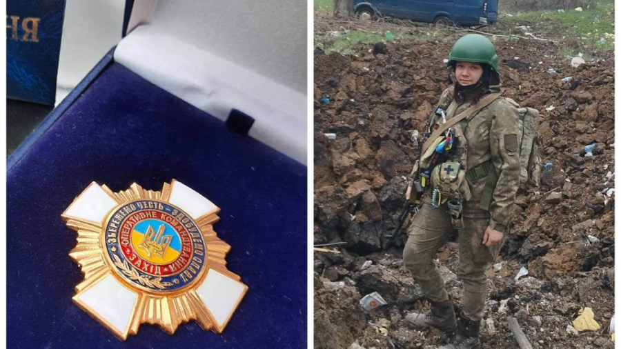 Бойова медикиня з Кропивницького отримала відзнаку на передовій