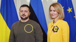Під час офіційного візиту в Естонію Зеленський був у светрі з координатами селища Добровеличківка, що на Кіровоградщині
