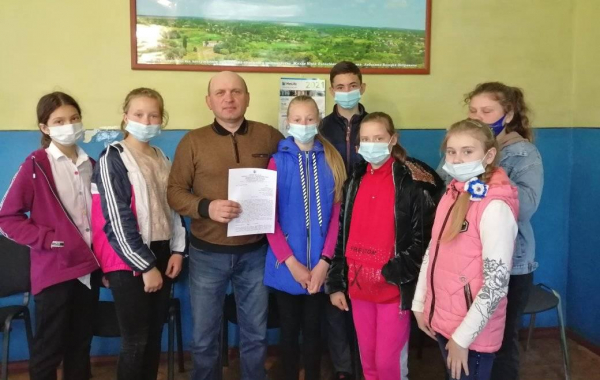 Учні однієї зі шкіл громади звернулися до голови ОТГ з проханням допомогти з інфраструктурним проєктом