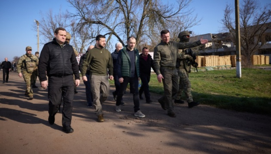 Зеленський відвідав Херсонщину