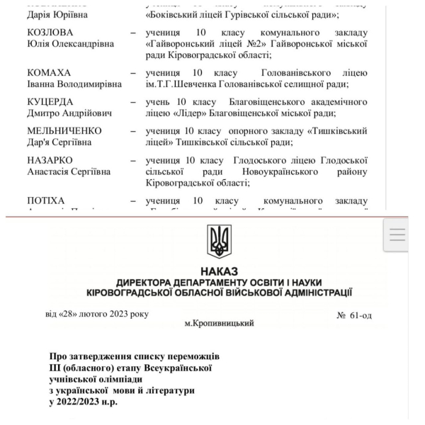 Вітаємо Дар&#039;ю Мельниченко із гарними результатами!